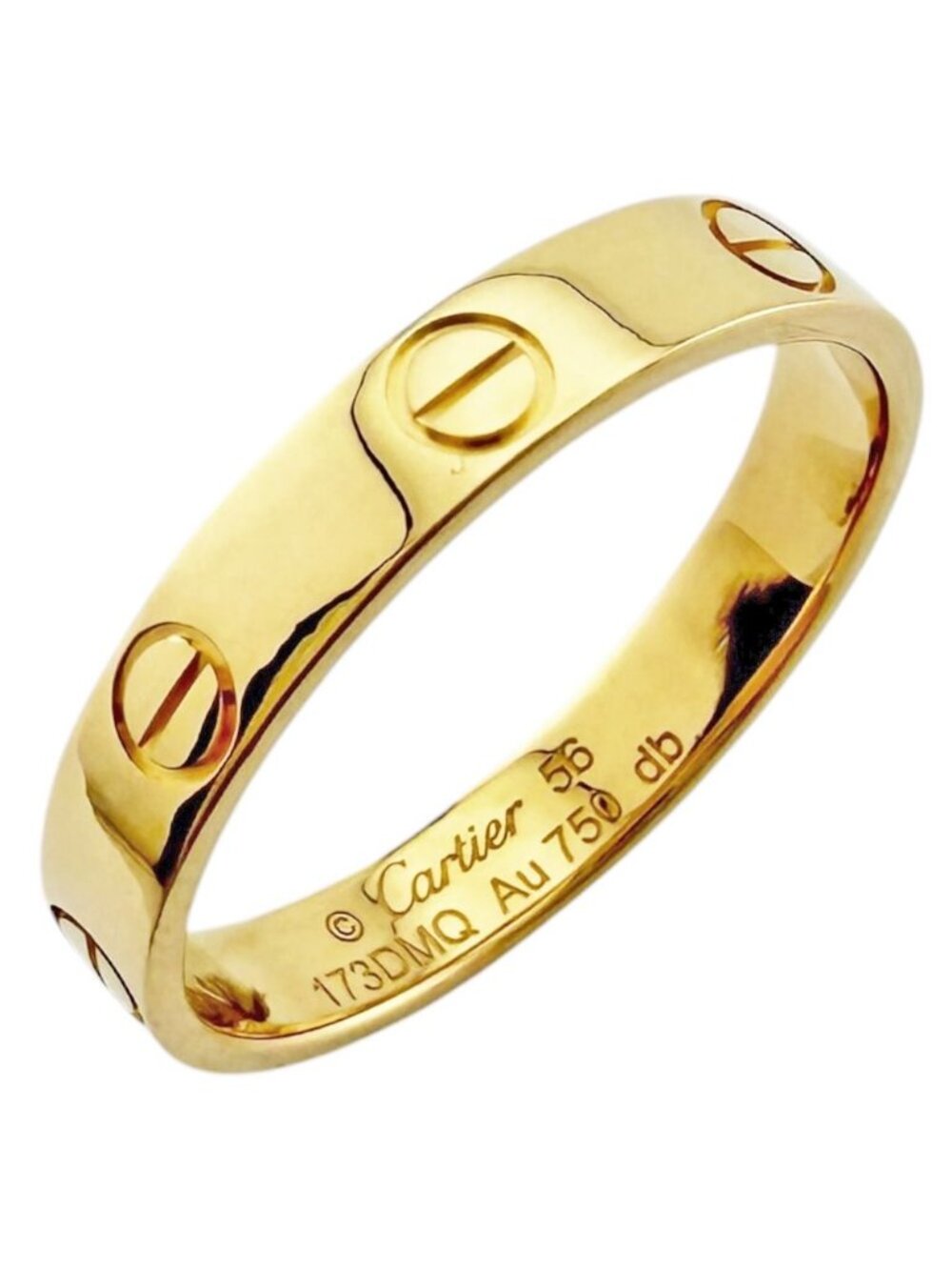 Cartier Mini Love Ring 18k Gold 18k Yellow Vintage